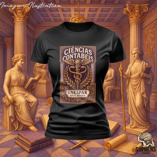 Nome do produtoCamiseta Baby Long Prime Feminino - Ciências Contábeis: A Guardiã dos Números
