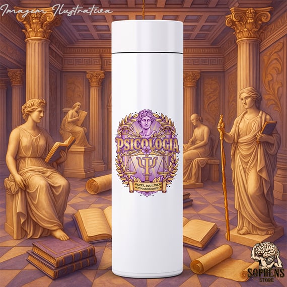 Garrafa Térmica 400ml - Psicologia