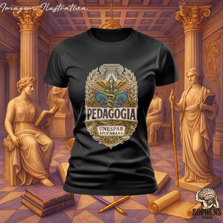 Nome do produtoCamiseta Baby Long Quality Feminino - Pedagogia: A Transformadora de Vidas