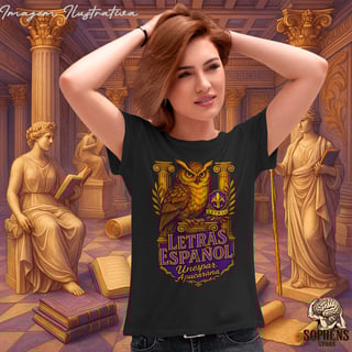 Nome do produtoCamiseta Baby Long Quality Feminino - Letras Espanhol: Yo Hablo el Futuro