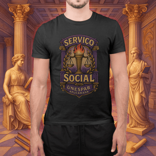 Nome do produtoCamiseta T-Shirt Quality Masculino - Serviço Social: A Voz da Mudança