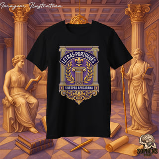 Nome do produtoCamiseta T-Shirt Quality Masculino - Letras Português: O Guardião da Palavra
