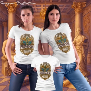 Nome do produtoCamiseta Baby Long Quality Feminino - Pedagogia: A Transformadora de Vidas