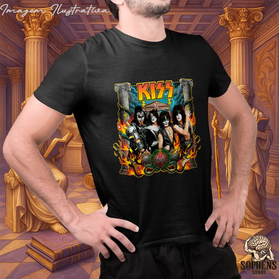 Nome do produto: T-SHIRT QUALITY - KISS