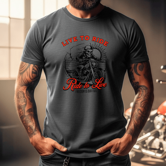 Camiseta Estonada Live to Ride