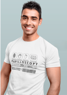 Nome do produto Camiseta Papiloscopia - 