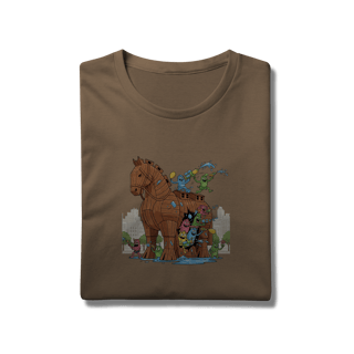 Nome do produtoCamiseta Cavalo de Troia – Uma invasão divertida em grande estilo