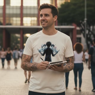 Camiseta | Edward na Ilha de Páscoa