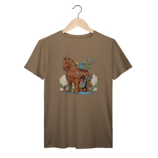 Nome do produtoCamiseta Cavalo de Troia – Uma invasão divertida em grande estilo