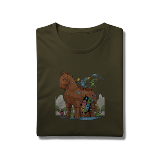 Nome do produtoCamiseta Cavalo de Troia – Uma invasão divertida em grande estilo