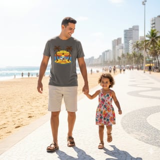 Nome do produtoCamiseta Férias (Malha Estonada)