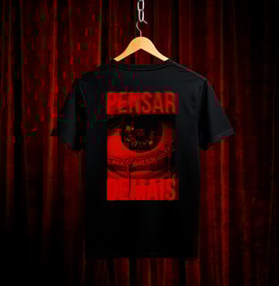Nome do produto Camiseta Masculina - Pensar Demais Olho