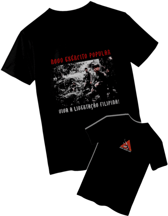 Camiseta Novo Exército Popular (Filipinas)