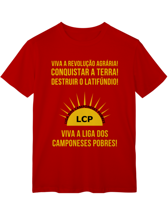 Camiseta Conquistar a Terra! Destruir o Latifúndio!