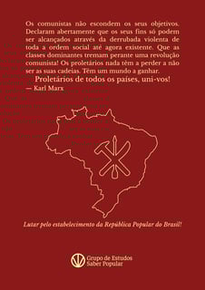 Nome do produto Manifesto do Partido Comunista + Guia Marxista-Leninista-Maoista