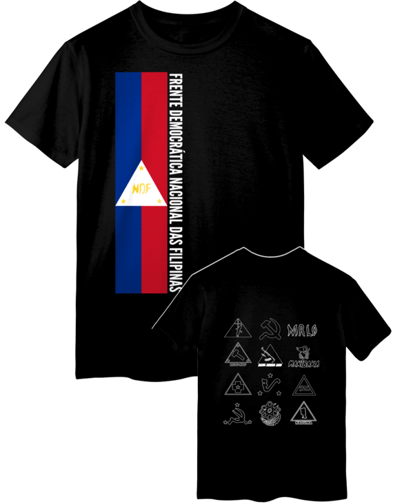 Camiseta Frente Democrática Nacional das Filipinas
