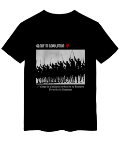 Nome do produto Camiseta 1º Corpo de Cavalaria da Guarda da Bandeira Vermelha de Zhytomyr