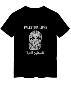 Nome do produto Camiseta Palestina Livre