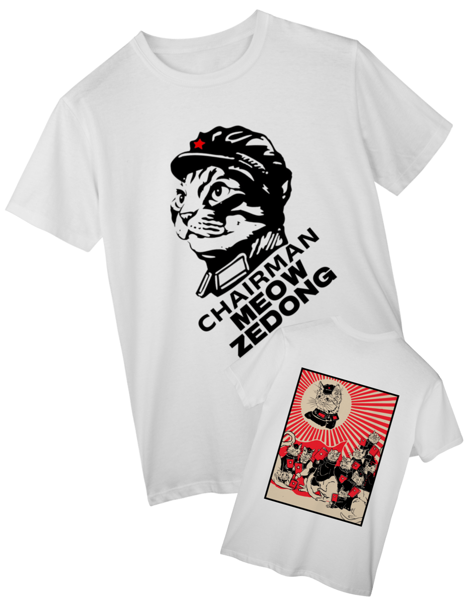 Nome do produto: Camiseta Meow Zedong