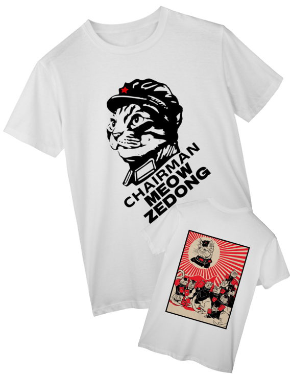 Camiseta Meow Zedong