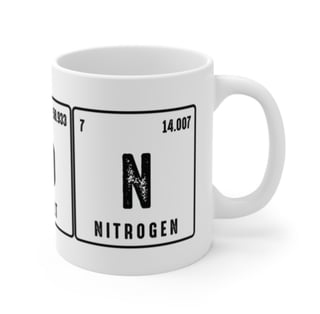 Nome do produto Caneca BACON – Tabela Periódica Divertida | Geek & Humor