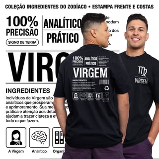 Nome do produto Camiseta Ingredientes de Virgem