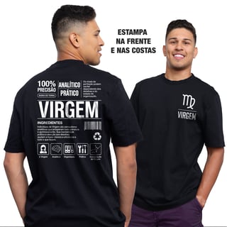 Nome do produto Camiseta Ingredientes de Virgem