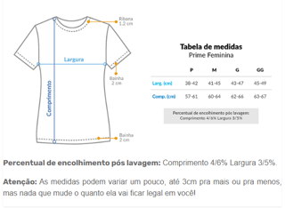 Nome do produto  Camiseta Feminina Baby Long Prime - São José é forte - Jaculatória