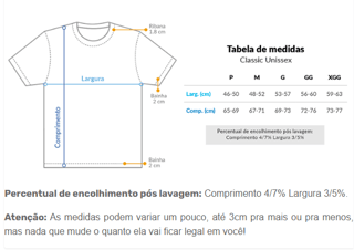 Nome do produto  Camiseta Unissex T-Shirt Classic - São José é forte - Jaculatória