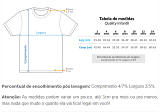 Nome do produto  Camiseta Quality Infantil (2 a 8) - Deus cuida, protege e ama