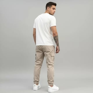 Nome do produto Calça Jogger Cargo Masculina Sarja Calca Streetwear Punho