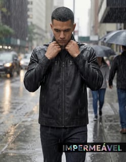 Nome do produto Jaqueta De Couro Masculina Casaco Frio Impermeavel Inverno
