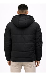 Nome do produto Jaqueta Masculina Forrada Térmica Impermeável C/capuz Frio