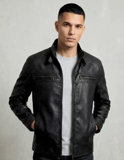 Nome do produto Jaqueta De Couro Masculina Casaco Frio Impermeavel Inverno
