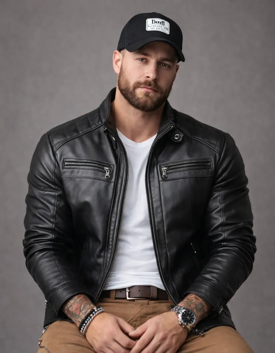 Nome do produto: Jaqueta De Couro Masculina Casaco Frio Impermeavel Inverno