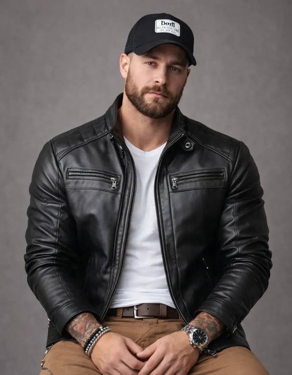 Jaqueta De Couro Masculina Casaco Frio Impermeavel Inverno