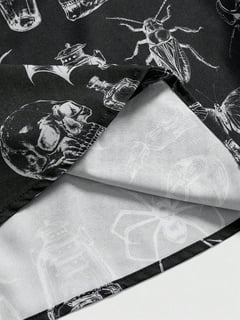 Nome do produto Goth Camisa Feminina Casual Gótica Retro Estampa de Lua e Planta