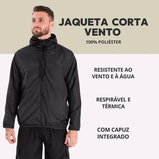 Nome do produto Jaqueta Masculina Impermeável Corta Vento Forrada