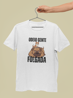 Nome do produto Camiseta Odeio gente Folgada