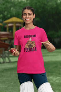 Nome do produto Camiseta Odeio gente Folgada