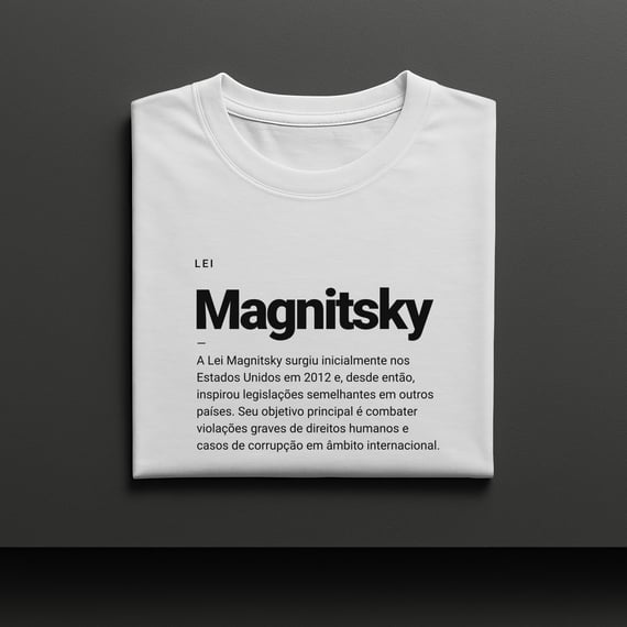 Camiseta Magnitsky Jornal