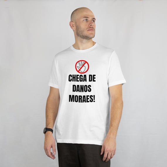 Camiseta Chega de Danos Moraes