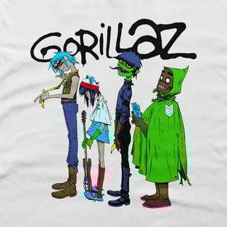 Camiseta Regular - Gorillaz Demon Days