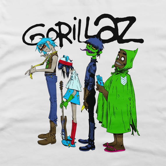 Camiseta Regular - Gorillaz Demon Days