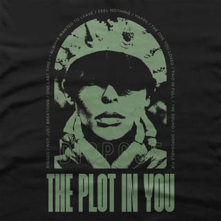 Nome do produtoCamiseta Regular - The Plot In You Dispose