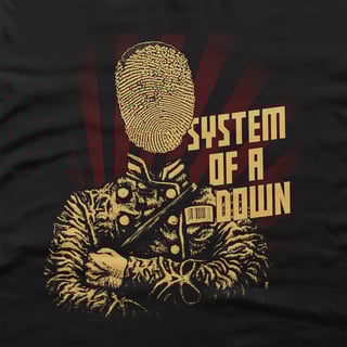 Nome do produtoCamiseta Regular - System of a Down Fingerprint