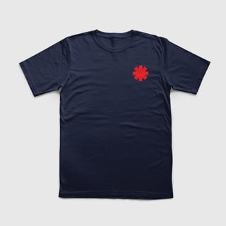 Camiseta Regular - Red Hot Chili Peppers Logo