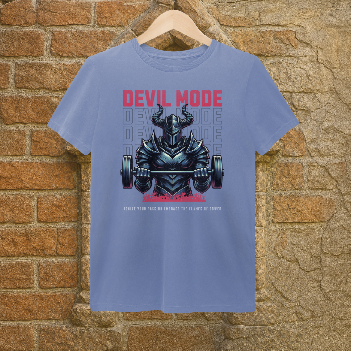 Nome do produto: Camiseta Estonada Devil Mode - Medieval Gym