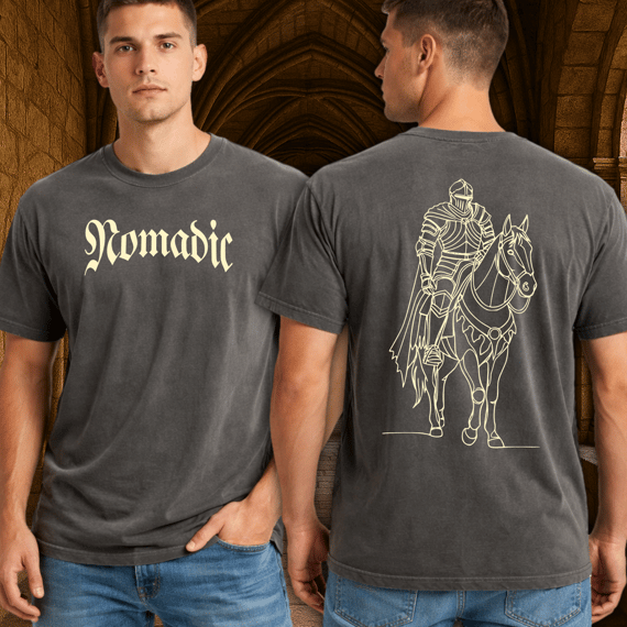 Camiseta Estonada Cavaleiro Nomade