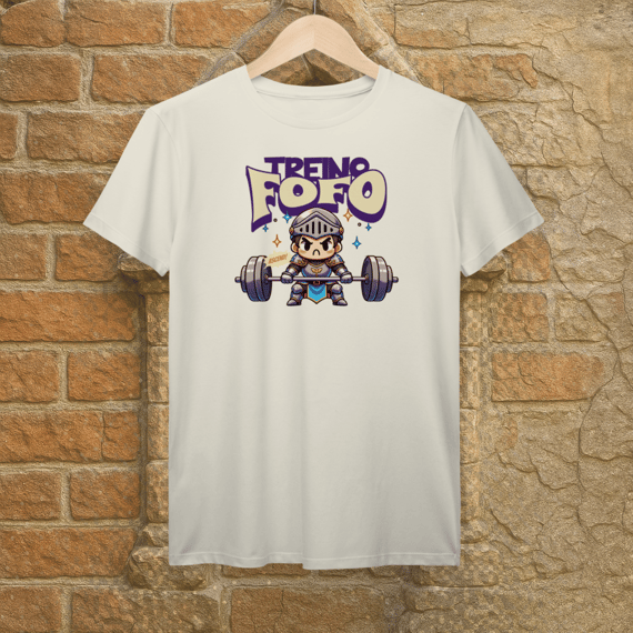 Camiseta Premium Treino Fofo knight - Medieval Gym